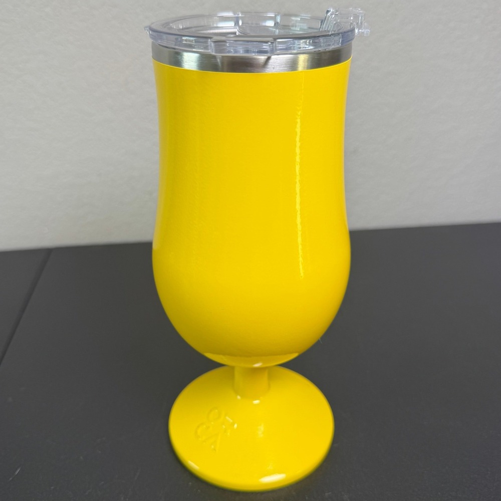 Orca Poco 17oz Insulated Stainless Steel Tumbler Whale Tail Lid Sunflower